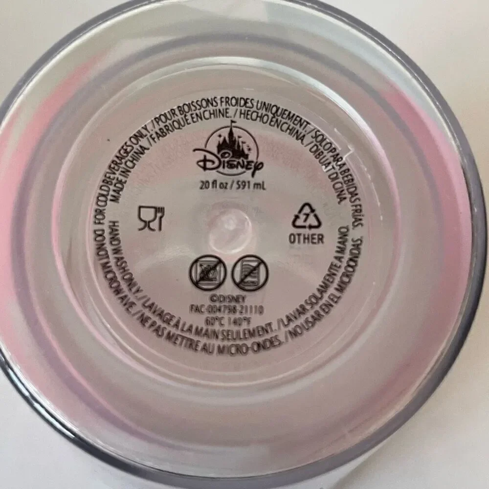 Pink And Gold Disneyland Resort 20 Oz Cup
